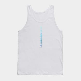 the blue staint paint Tank Top